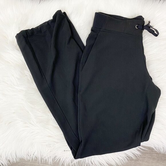 Athleta Womens 2 Black Midtown Trouser Athletic Pants - Picture 1 of 9